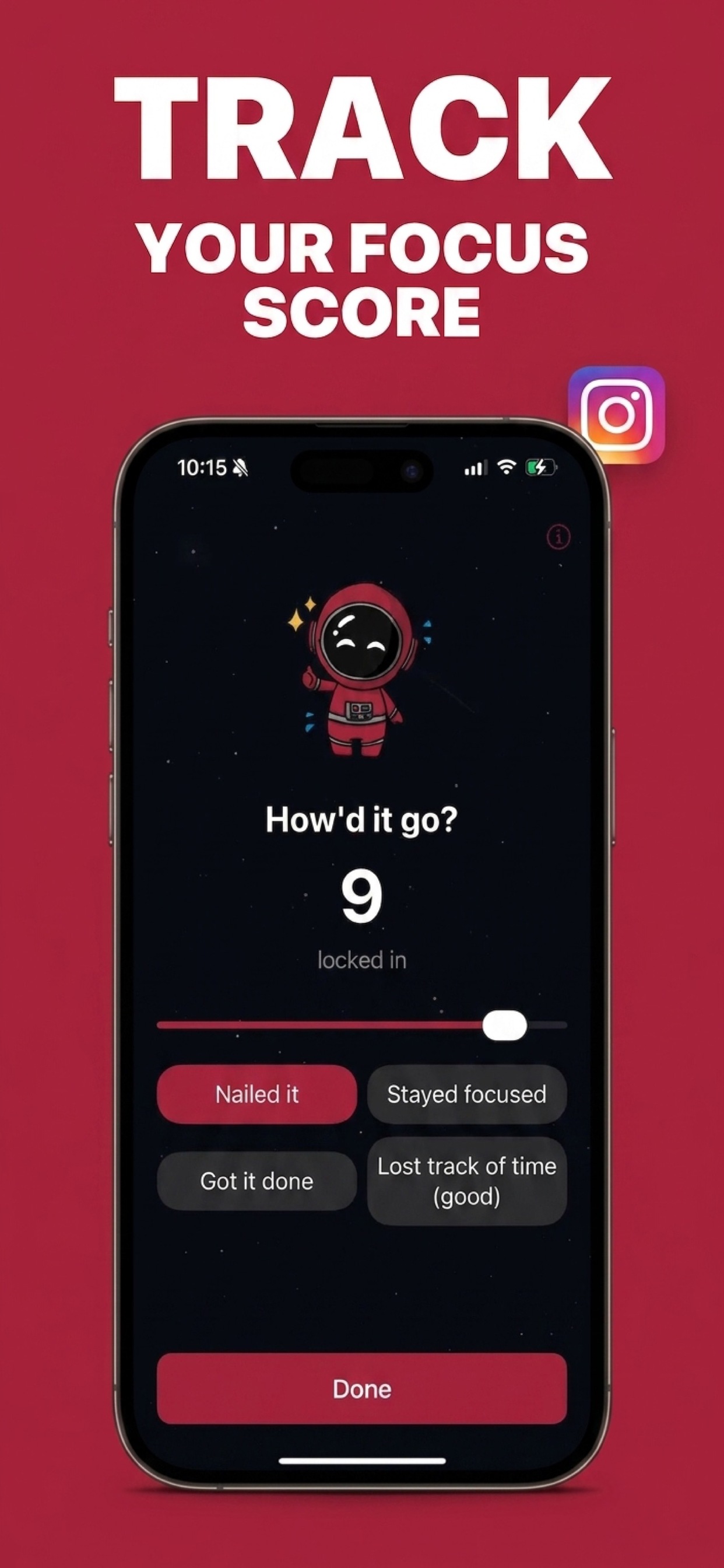 Track your focus score